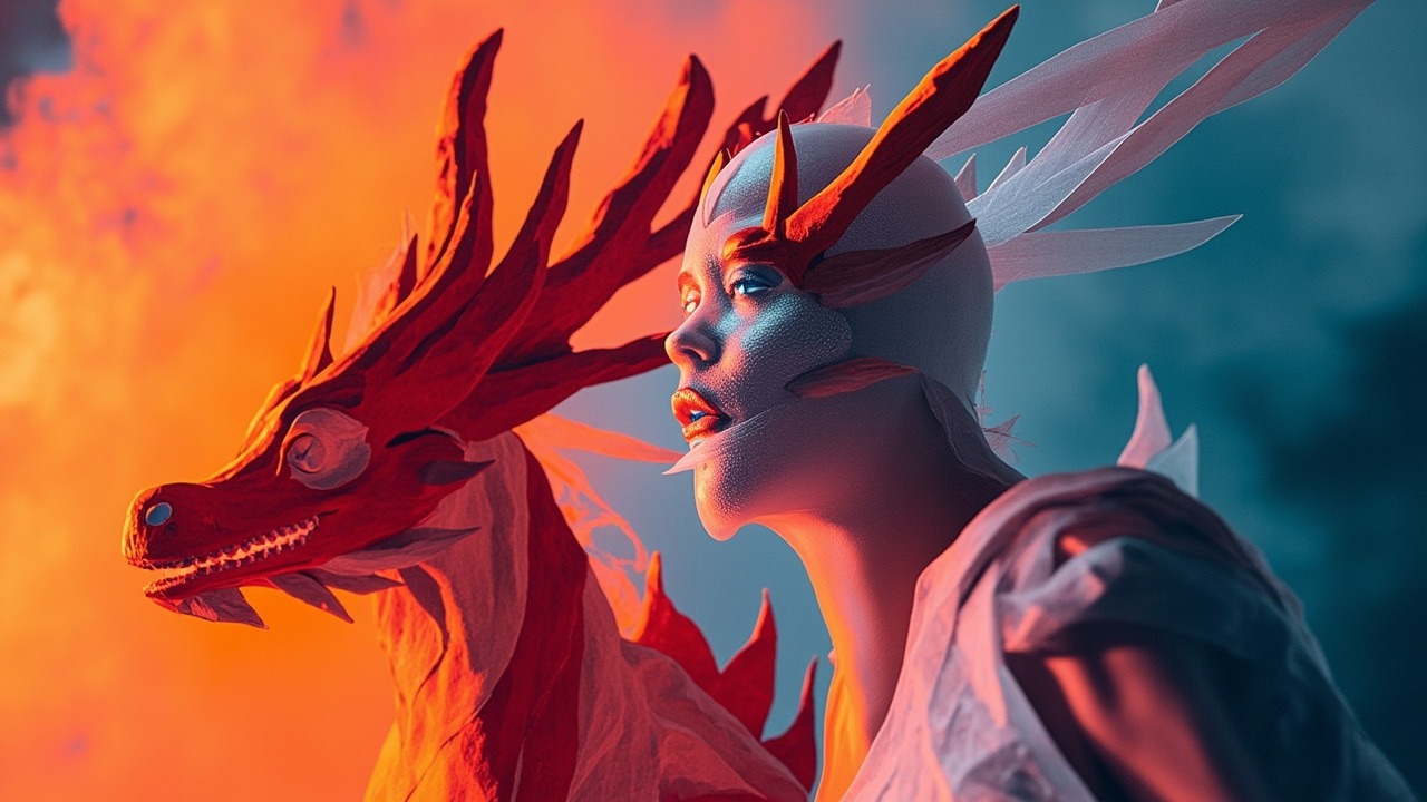 Abstract editorial illustration accompanying